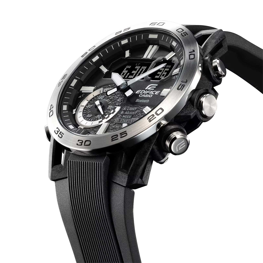 Японские часы мужские CASIO Edifice ECB-40P-1A с хронографом | Casio 