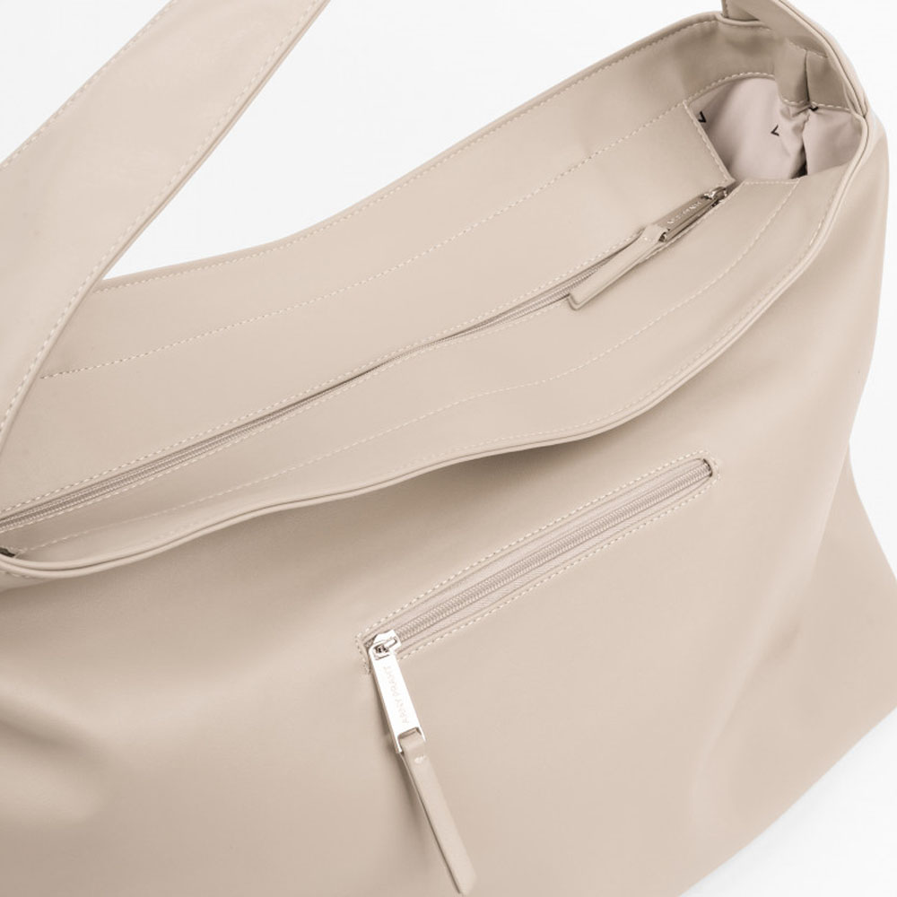 Вместительная сумка-мешок Move цвет нюд | ARNY PRAHT 