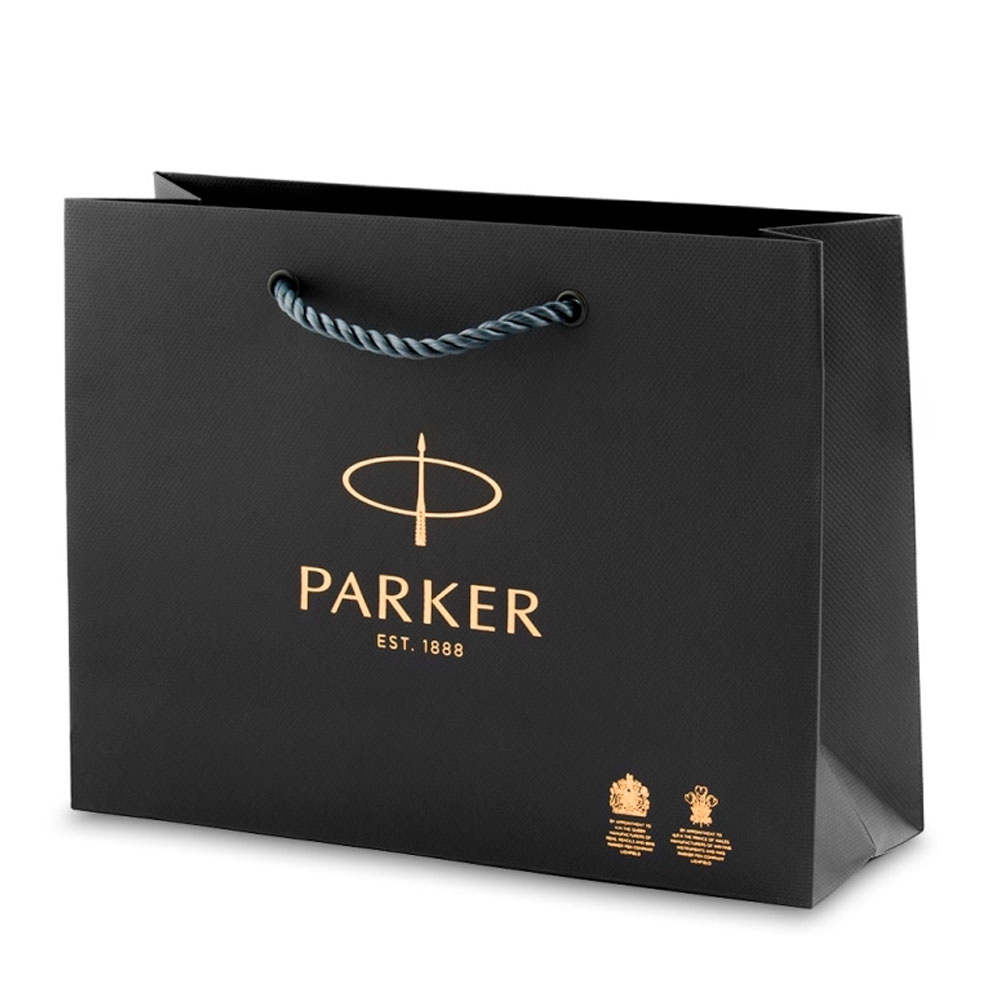 Подарочный набор: Шариковая ручка Parker Jotter K60, цвет: Black, стержень: Mblue, в подарочной упаковке и черный недатированный ежедневник 002879_303 | PARKER 