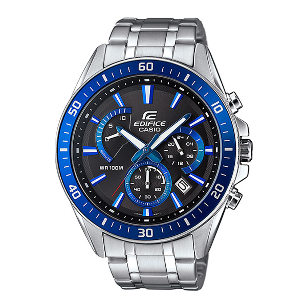 Японские наручные часы мужские CASIO Edifice EFR-552D-1A2 с хронографом | Casio 