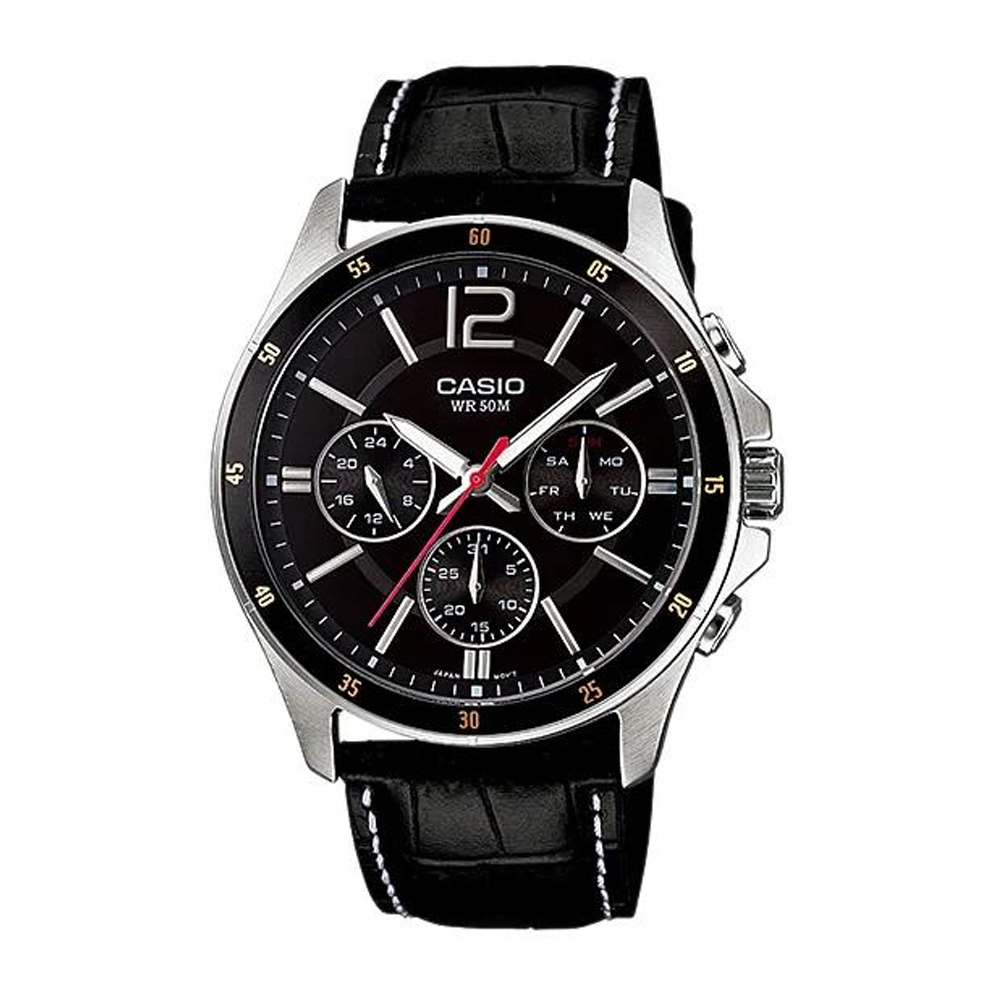 Японские наручные часы мужские CASIO Collection MTP-1374L-1A | Casio 