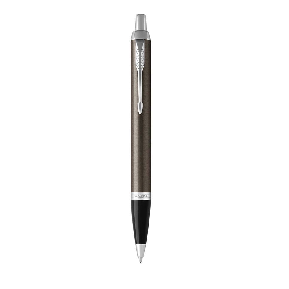 Подарочный набор: Шариковая ручка Parker IM Metal Core Dark Espresso CT и Ежедневник недатированный А5 коричневый | PARKER 