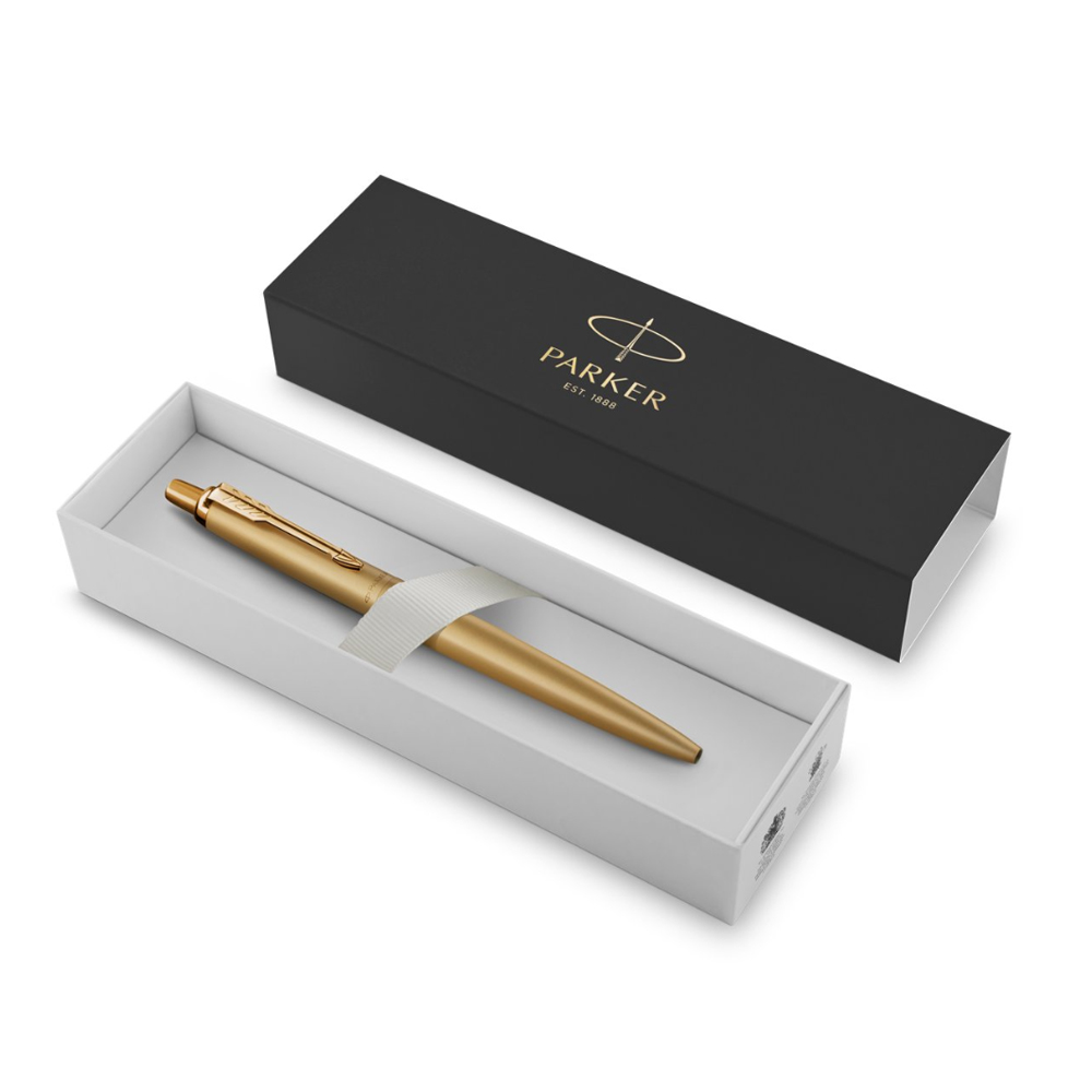 Шариковая ручка Parker Jotter XL SE20 Monochrome в подарочной упаковке, цвет: Gold, стержень Mblue 2122754 | PARKER 