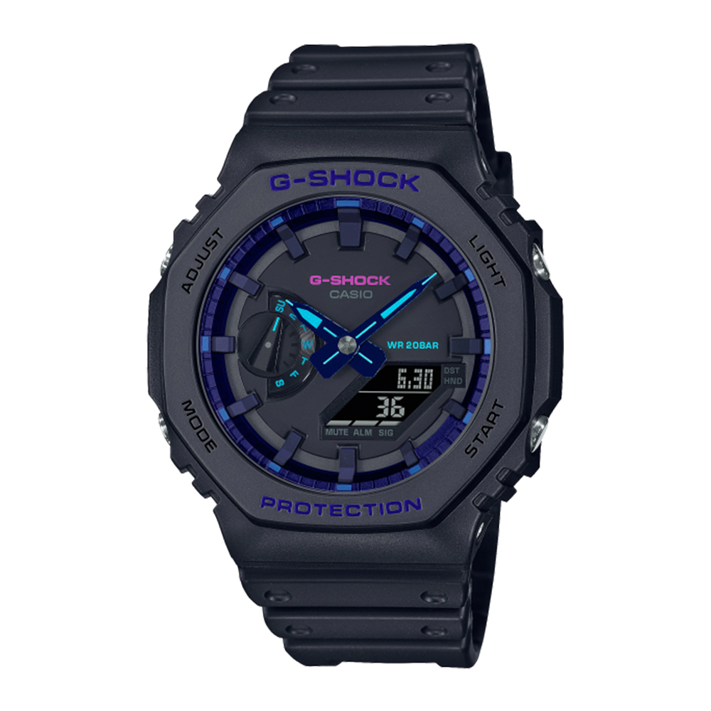 Японские наручные часы мужские CASIO G-SHOCK GA-2100VB-1A | Casio 