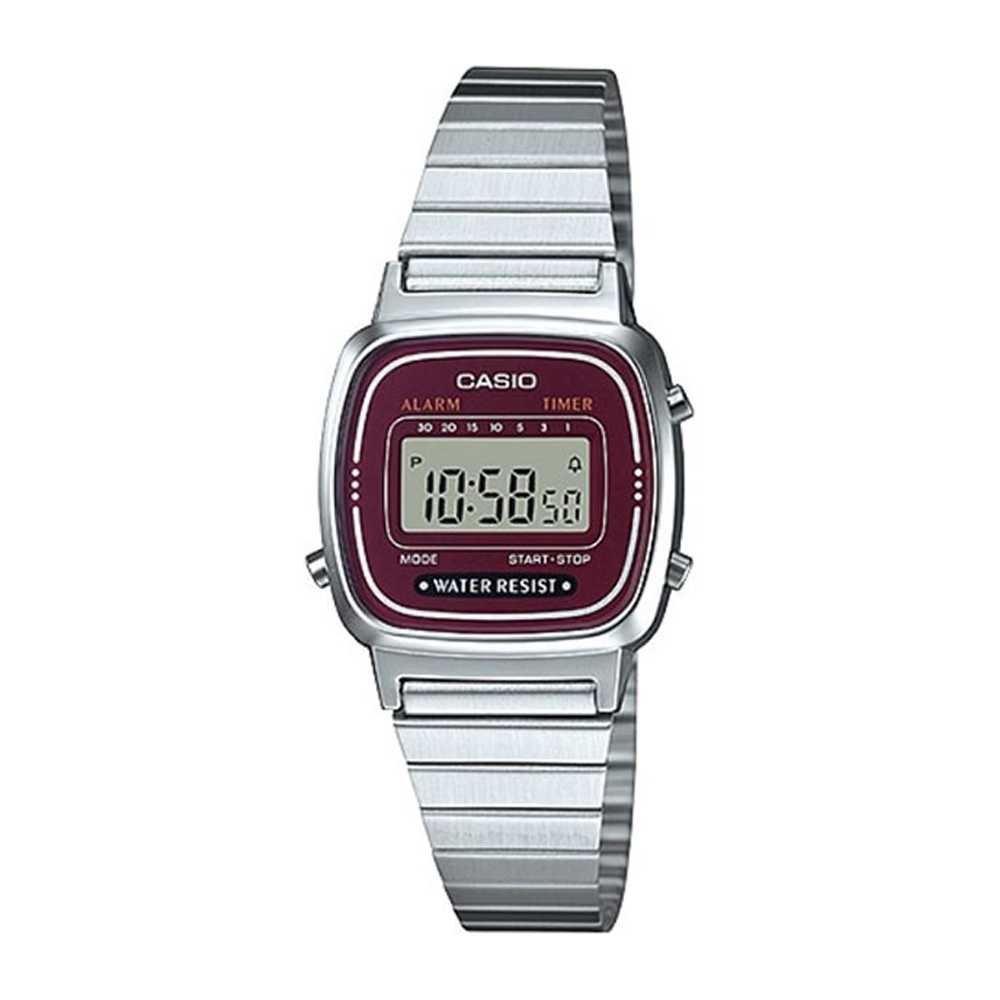 Японские наручные часы женские CASIO LA-670WA-4DF  | Casio 