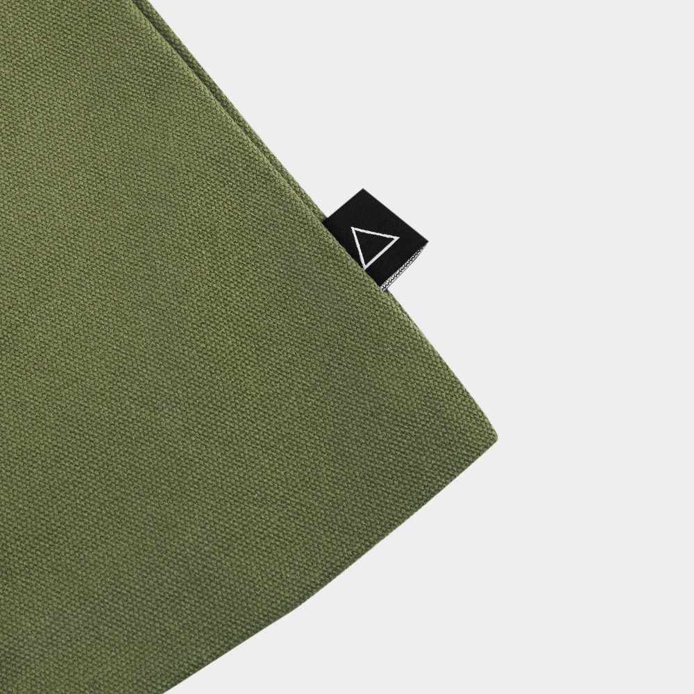 Текстильная сумка-шоппер цвета хаки  Omi  | ARNY PRAHT 