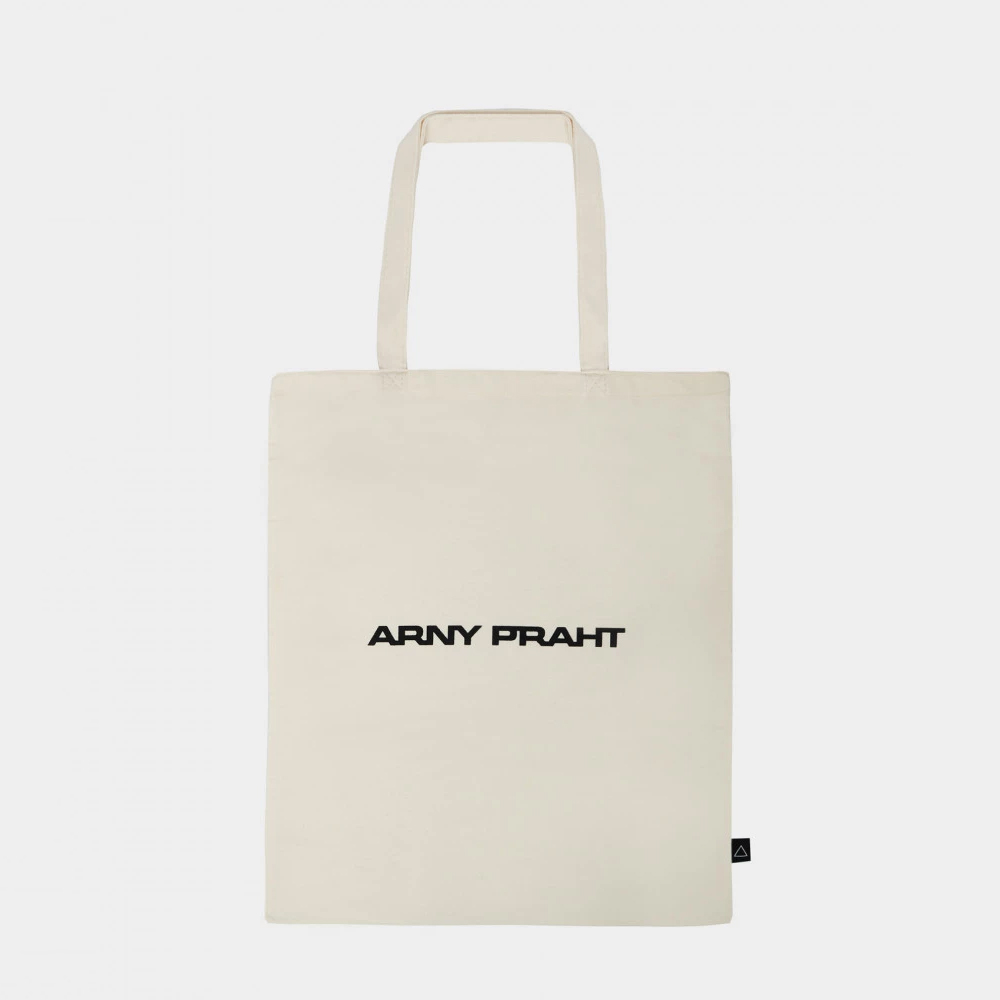 Бежевая текстильная сумка-шоппер  Omi   Нюд | ARNY PRAHT 