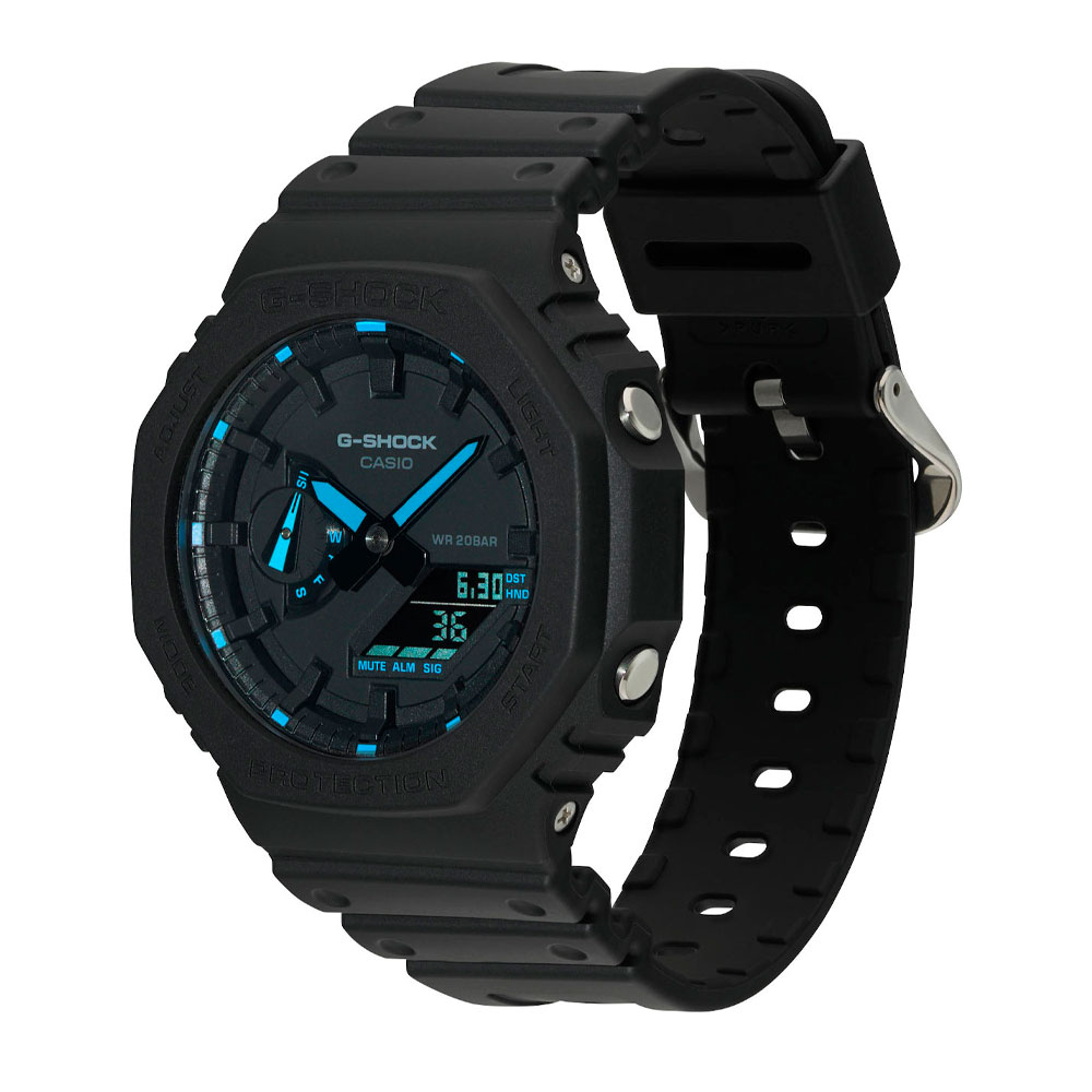 Японские наручные часы мужские Casio G-SHOCK GA-2100-1A2 с хронографом | Casio 