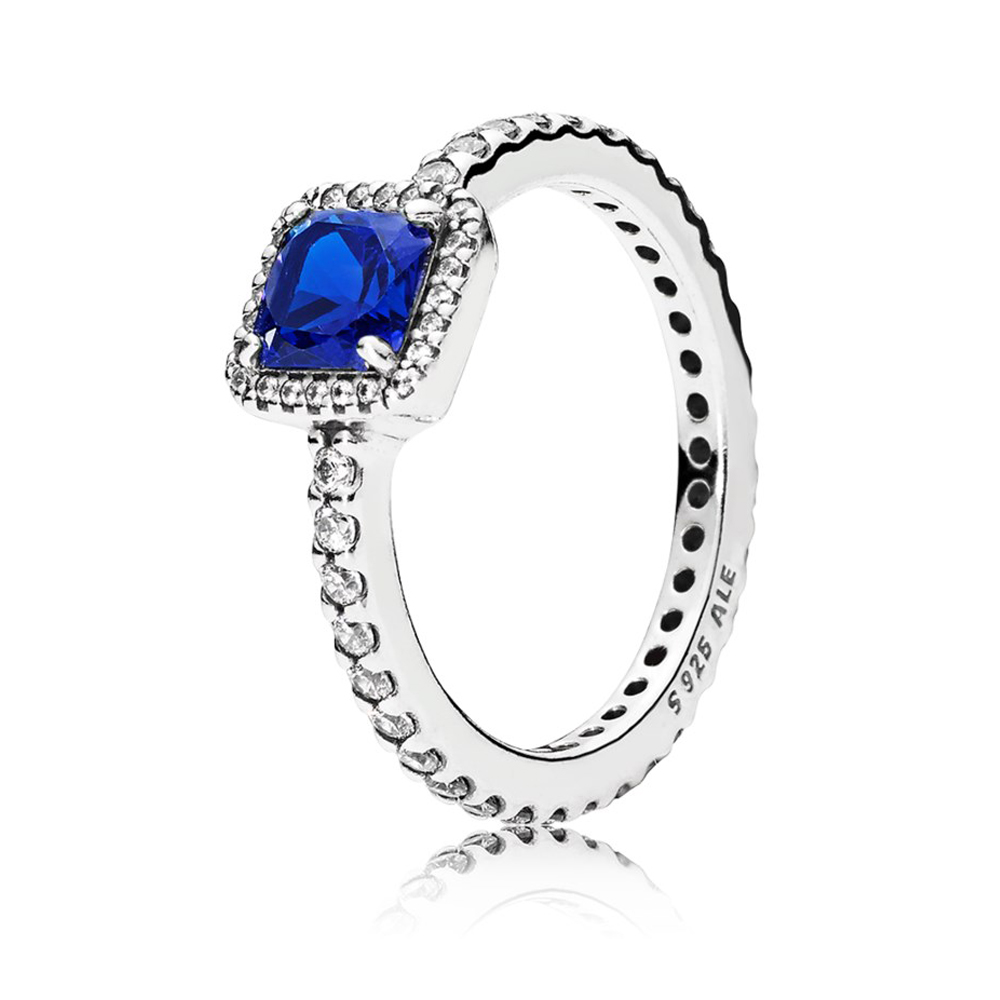 Кольцо «Вечная элегантность», синий | PANDORA 