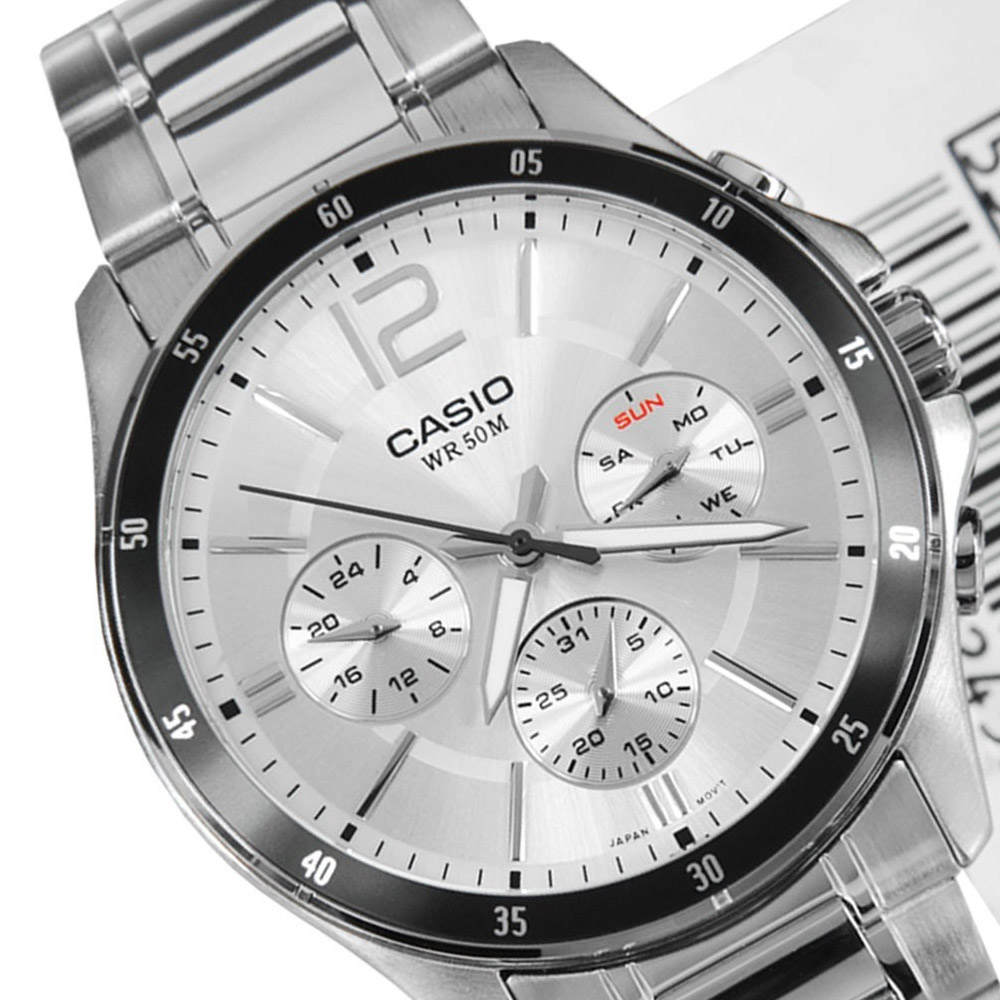 Японские часы мужские CASIO Collection MTP-1374D-7A | Casio 