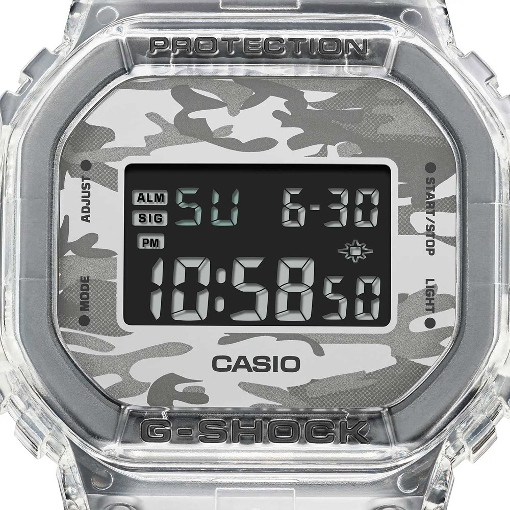 Японские наручные часы мужские CASIO G-SHOCK DW-5600SKC-1E с хронографом | Casio 