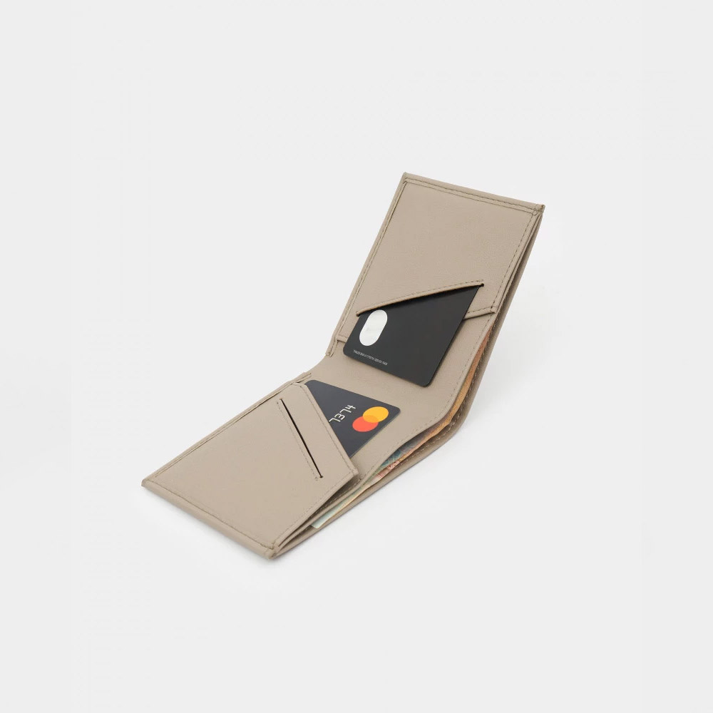 Небольшой складной кошелек для купюр и карт Smart в цвете пепельный | ARNY PRAHT 