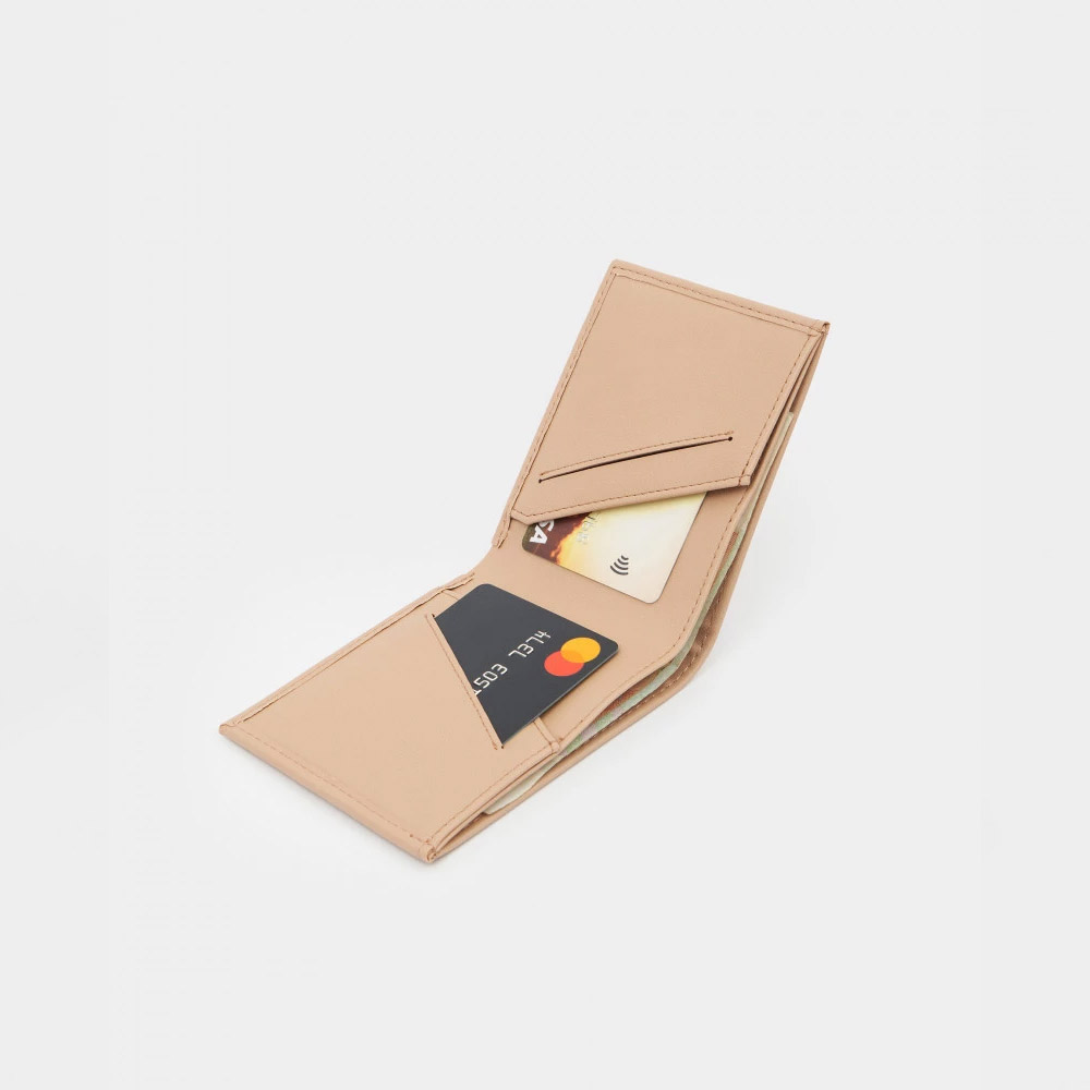 Небольшой складной кошелек для купюр и карт Smart в цвете капучино | ARNY PRAHT 