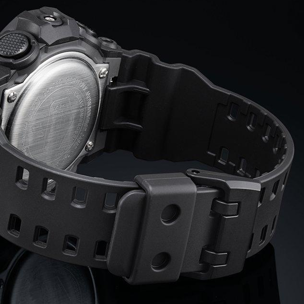 Японские наручные часы мужские Casio G-SHOCK GA-700-1B с хронографом | Casio 
