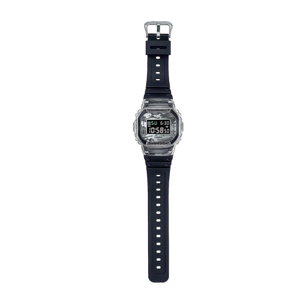 Японские наручные часы мужские CASIO G-SHOCK DW-5600SKC-1E с хронографом | Casio 