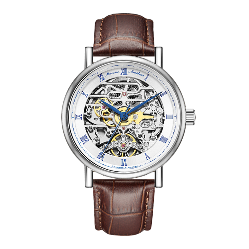 Часы мужские Mikhail Moskvin Elegance 1509S1L2, механические часы с автоподзаводом | MIKHAIL MOSKVIN 