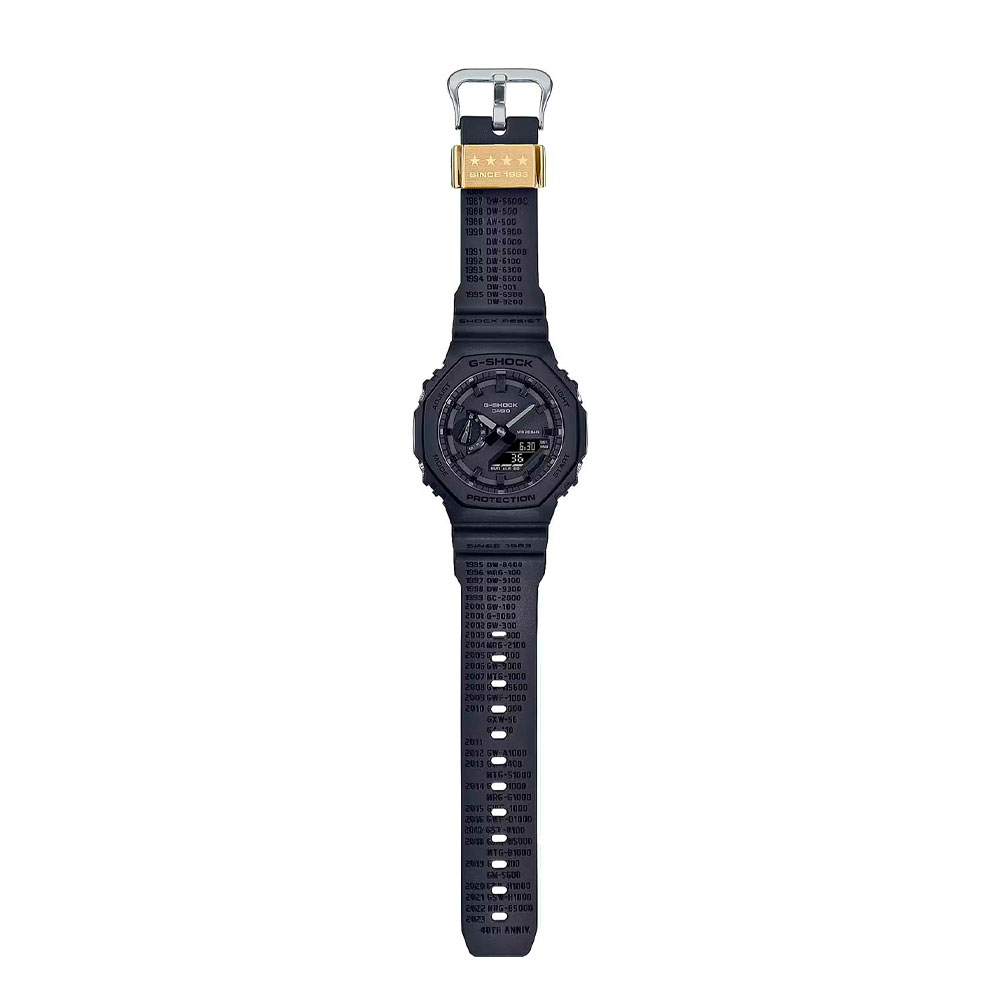 Японские наручные часы мужские Casio G-SHOCK GA-2140RE-1A с хронографом | Casio 