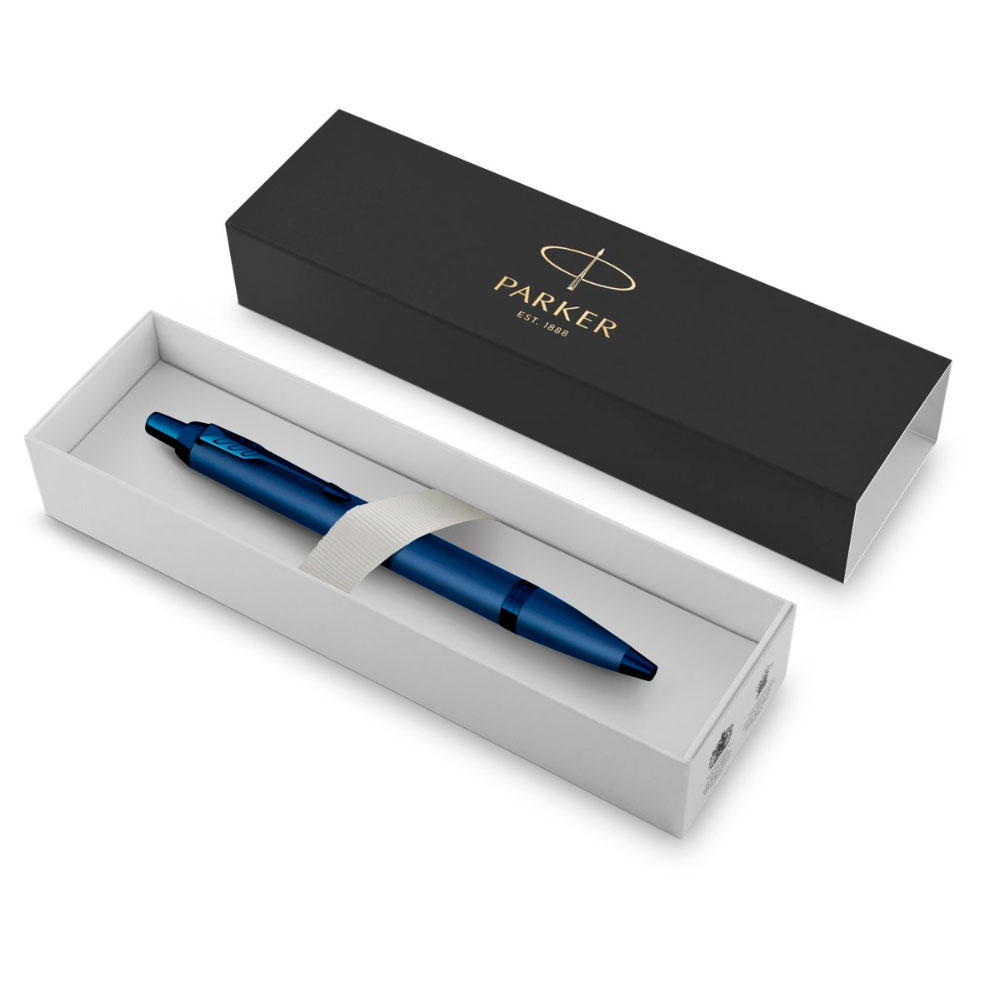 Шариковая ручка Parker IM Monochrome Blue, стержень:M, цвет чернил: blue 2172966 | PARKER 