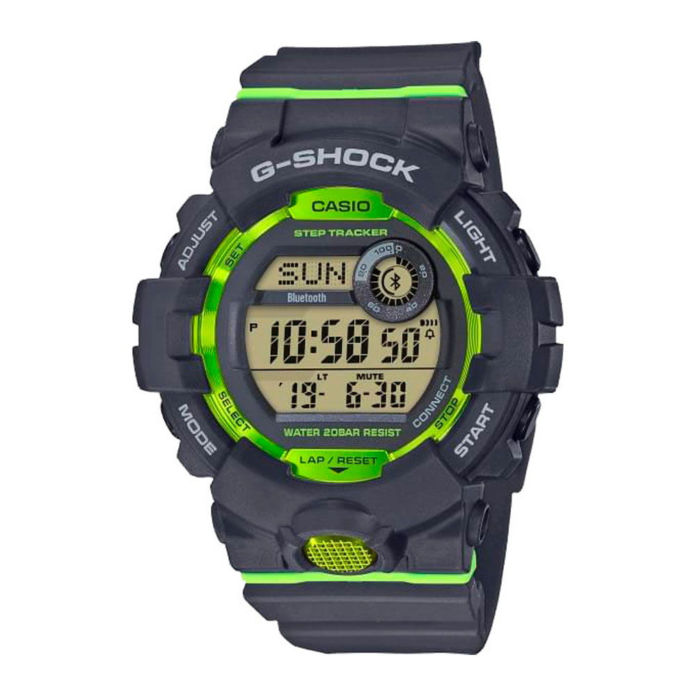 Японские спортивные наручные часы мужские  Casio G-SHOCK GBD-800-8E с хронографом