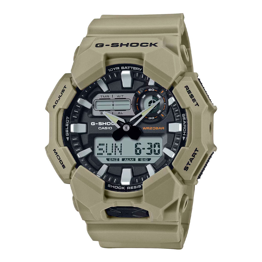 Японские наручные часы мужские Casio G-SHOCK GA-010-5A с хронографом