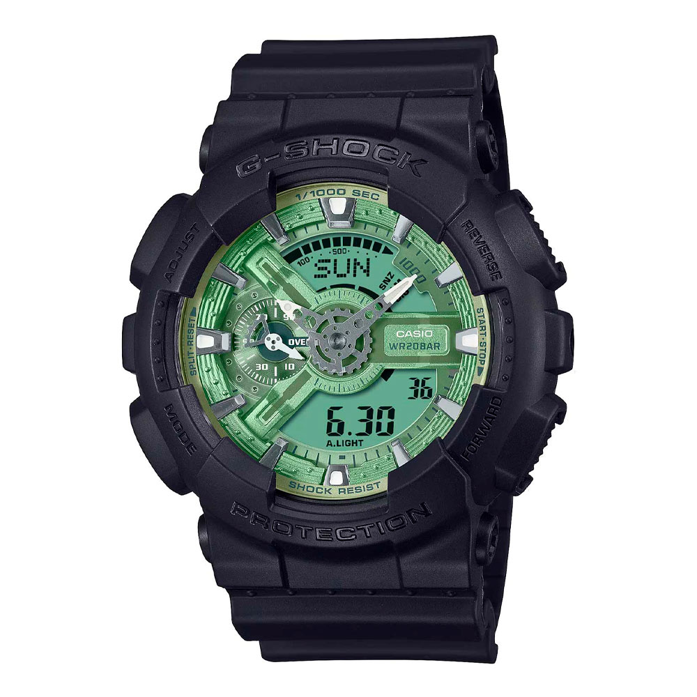 Японские наручные часы мужские Casio G-SHOCK  GA-110CD-1A3 с хронографом