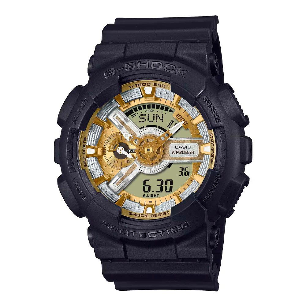 Японские наручные часы мужские Casio G-SHOCK  GA-110CD-1A9 с хронографом