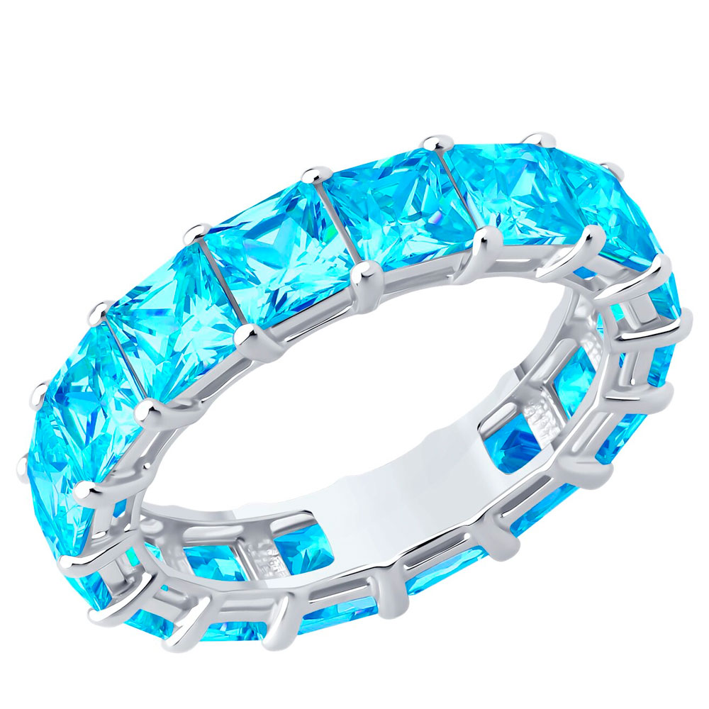 Кольцо SOKOLOV из серебра с фианитами 94014433