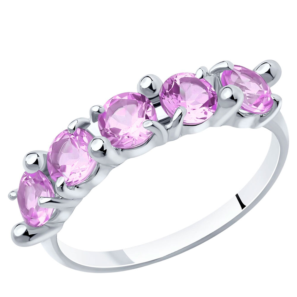 Кольцо Diamant из серебра с аметистами  94-310-00346-3