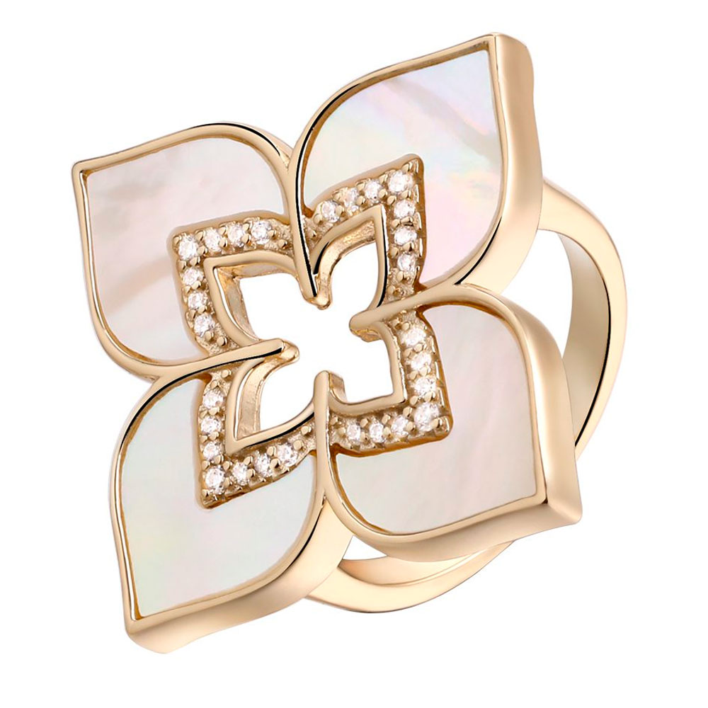 Кольцо Fresh Jewelry Lace CZ-R03992-X-L-PN-X-W