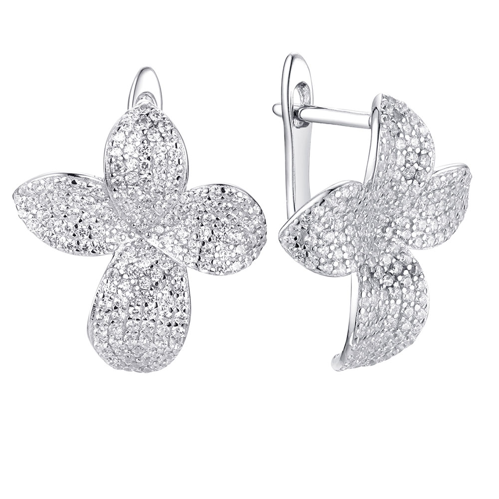 Серьги Fresh Jewelry CZ-E01803-X-W-X-X-W