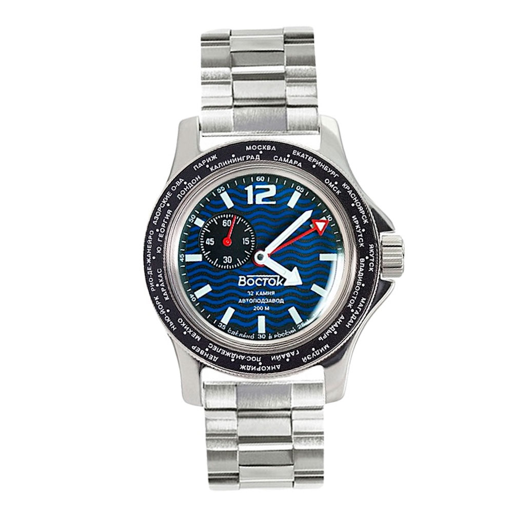 Часы мужские механические Восток Амфибия 13003В