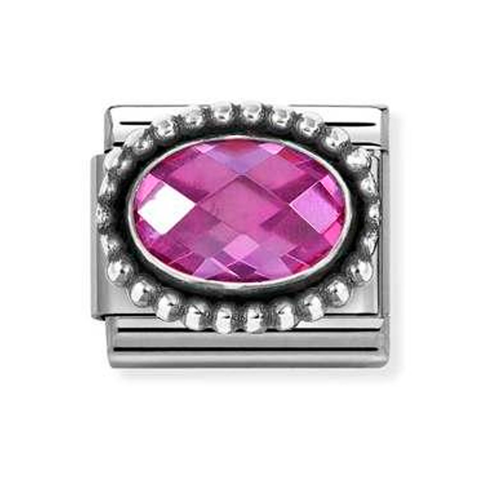 Звено CLASSIC «ГРАНЕНЫЙ ЦИРКОН ФУКСИЯ»