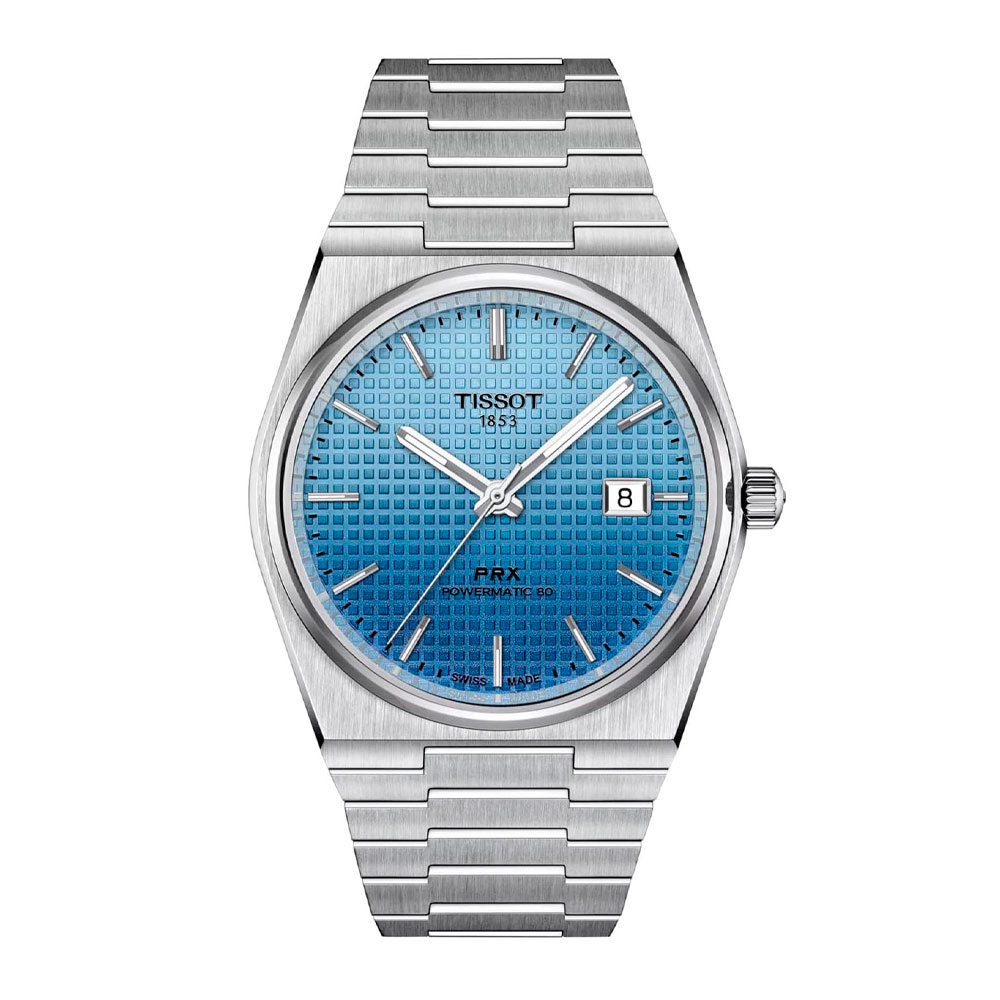 Часы мужские механические Tissot PRX Powermatic 80 40mm Gradient T137.407.11.351.01