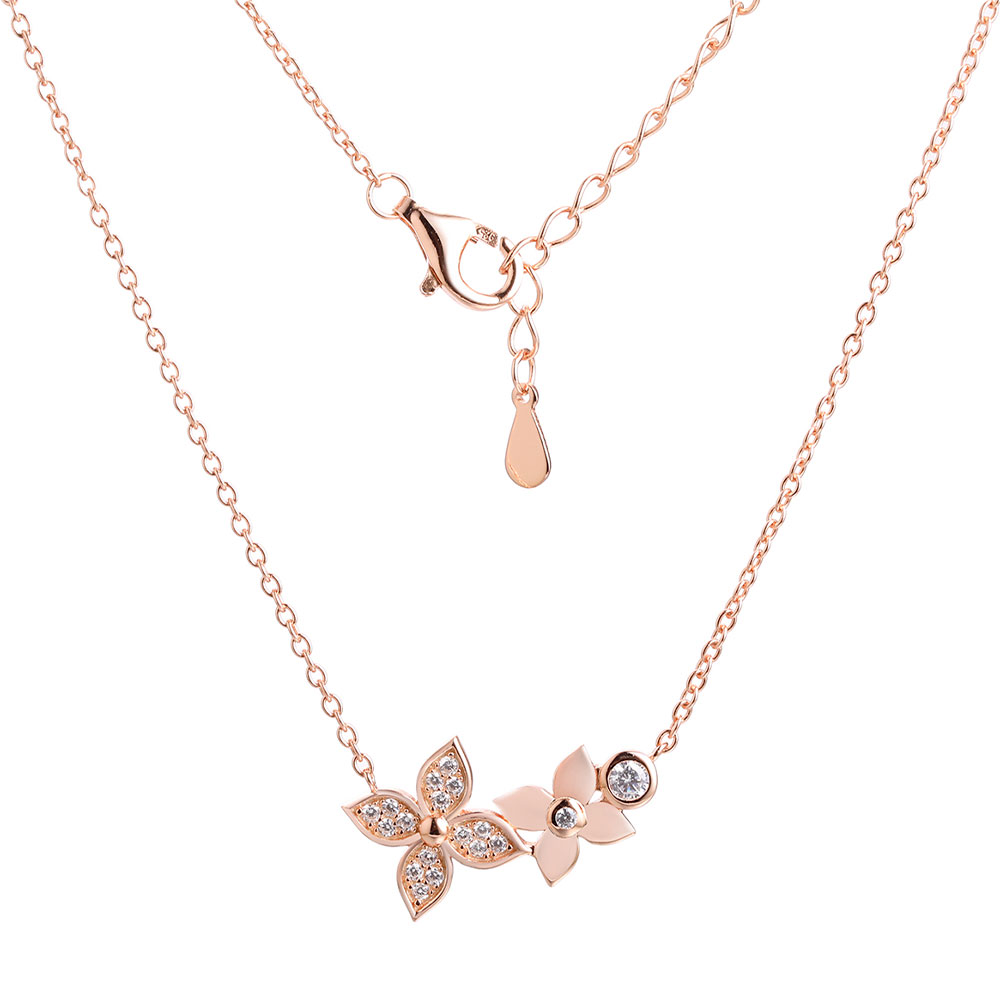 Колье Fresh Jewelry CZ-N04037-X-G-W-X-W