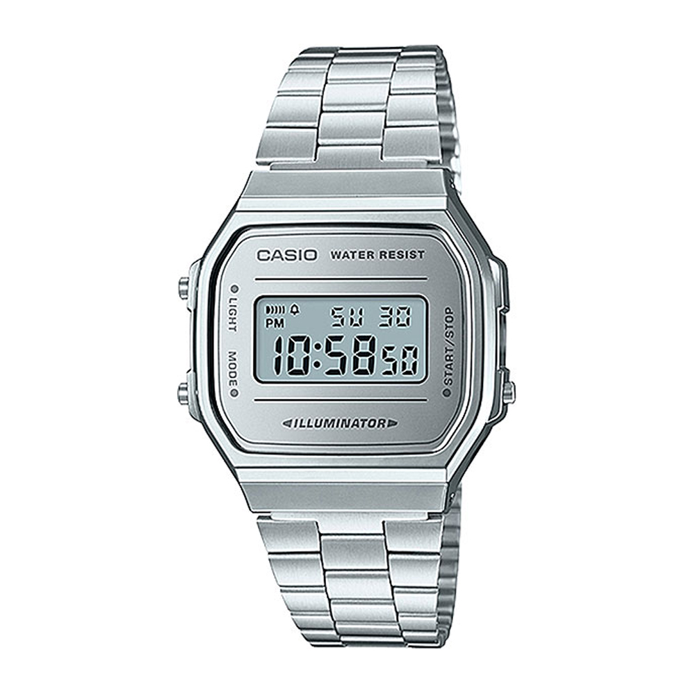 Японские наручные часы мужские Casio Vintage A-168WEM-7E с хронографом