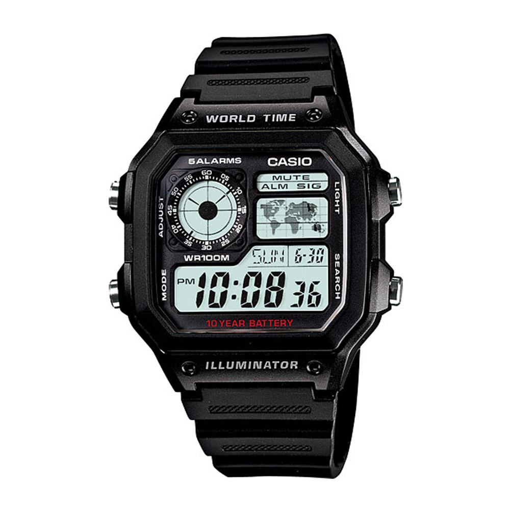 Японские наручные часы мужские Casio Collection AE-1200WH-1A