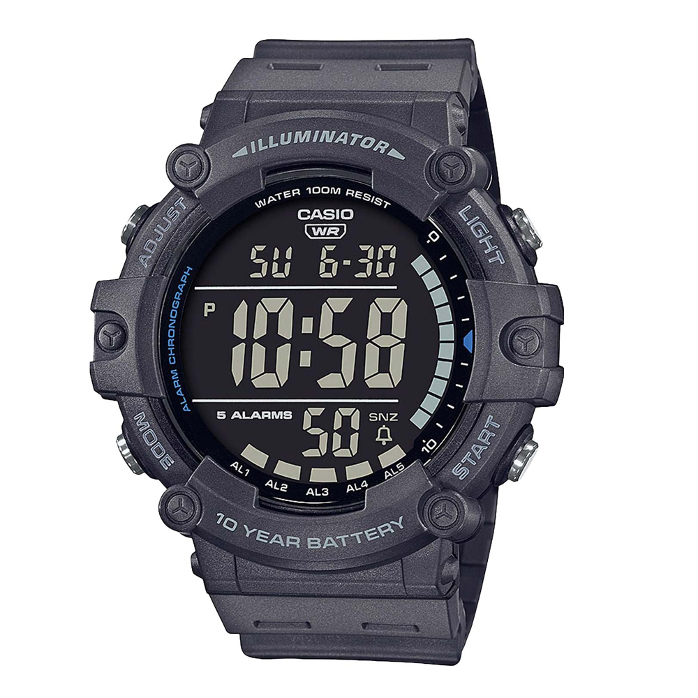 Японские часы мужские CASIO Collection AE-1500WH-8BVEF с хронографом