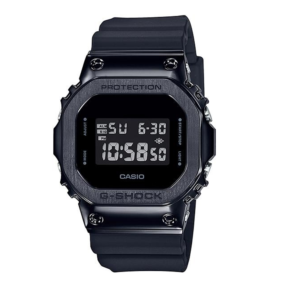 Японские часы мужские CASIO G-SHOCK GM-5600B-1ER с хронографом