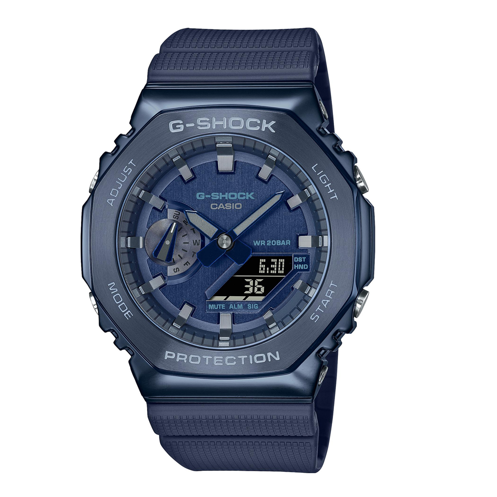 Японские часы мужские CASIO G-SHOCK GM-2100N-2AER с хронографом