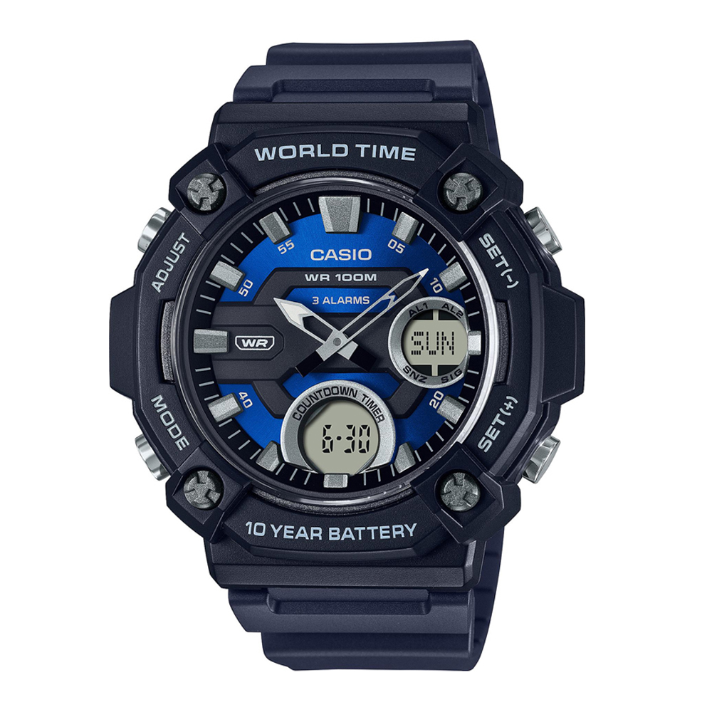 Японские наручные часы мужские CASIO Collection AEQ-120W-2A с хронографом