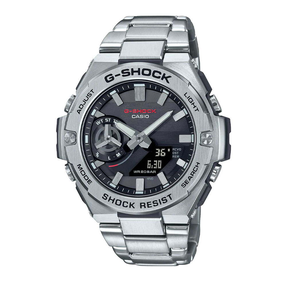 Японские часы мужские CASIO G-SHOCK GST-B500D-1A с хронографом