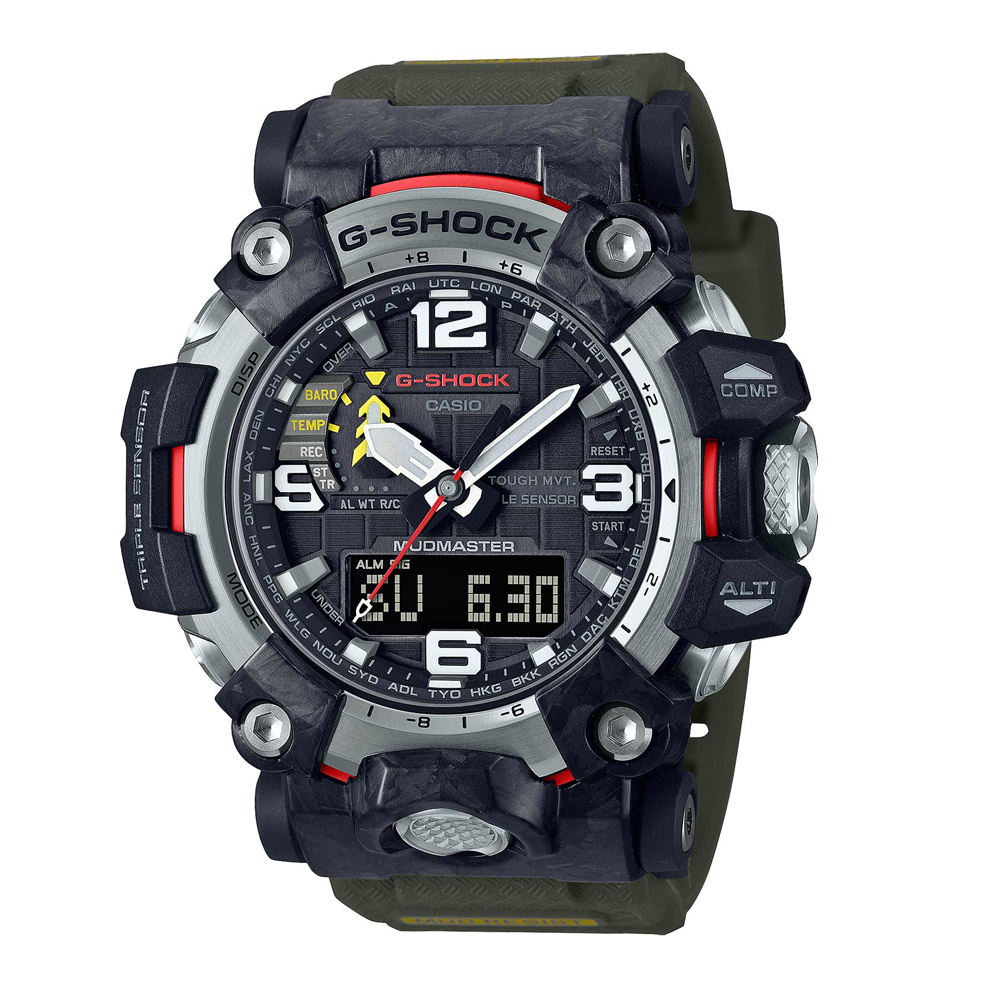 Японские часы мужские Casio G-SHOCK GWG-2000-1A3 с хронографом