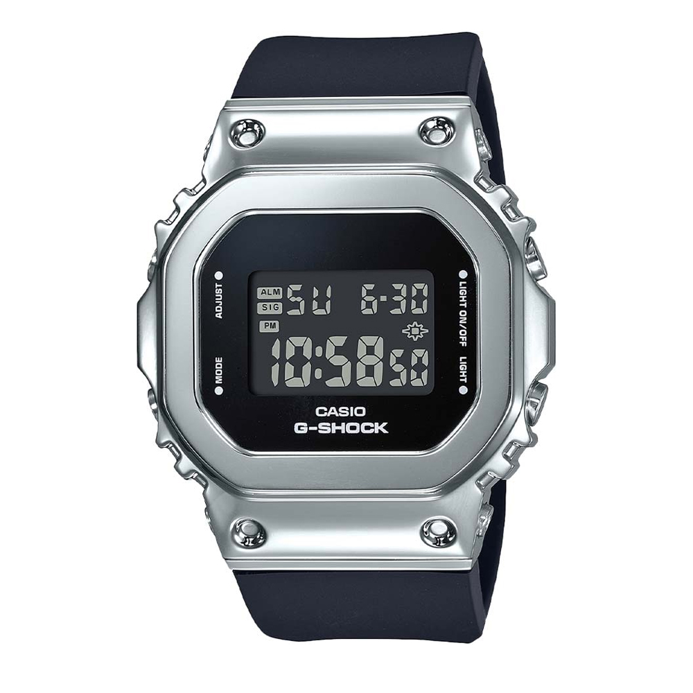 Японские часы женские Casio G-SHOCK GM-S5600-1 с хронографом