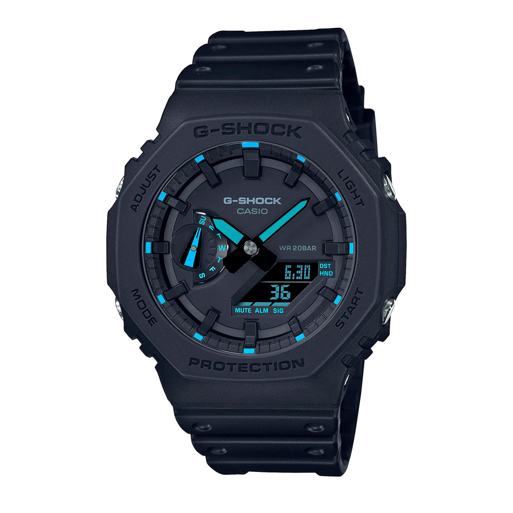 Японские наручные часы мужские Casio G-SHOCK GA-2100-1A2ER с хронографом