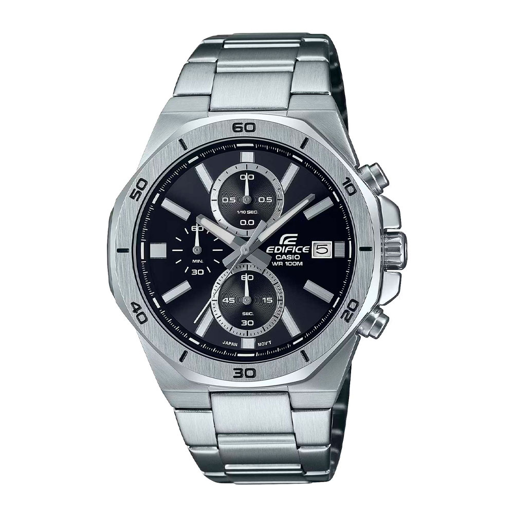 Японские часы мужские CASIO Edifice EFV-640D-1A с хронографом