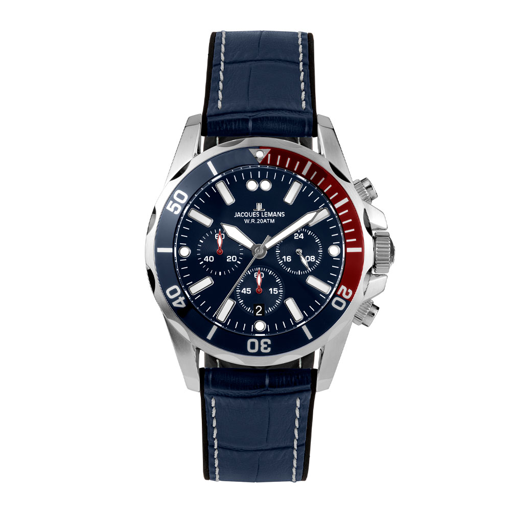 Часы мужские Jacques Lemans 1-2091B с хронографом