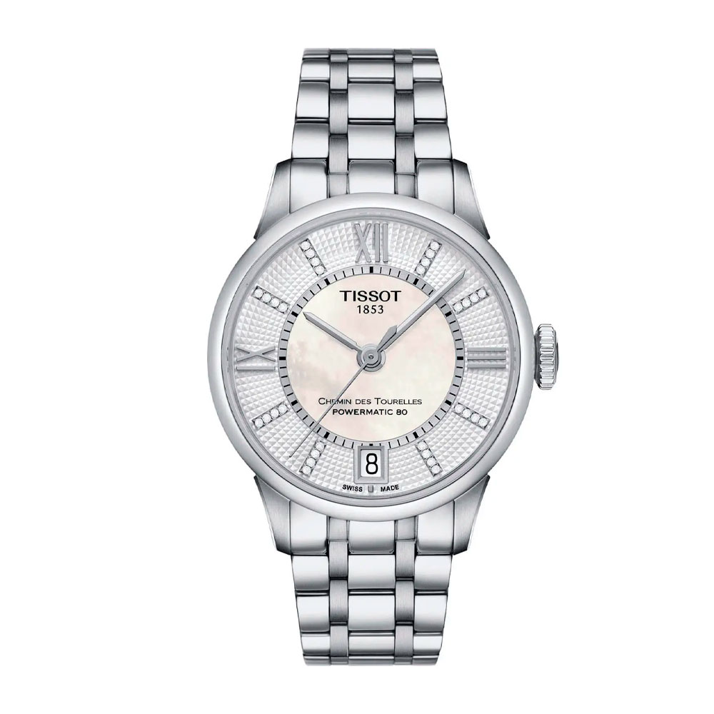 Часы женские Tissot Chemin Des Tourelles Powermatic 80 Lady T099.207.11.116.00, механика