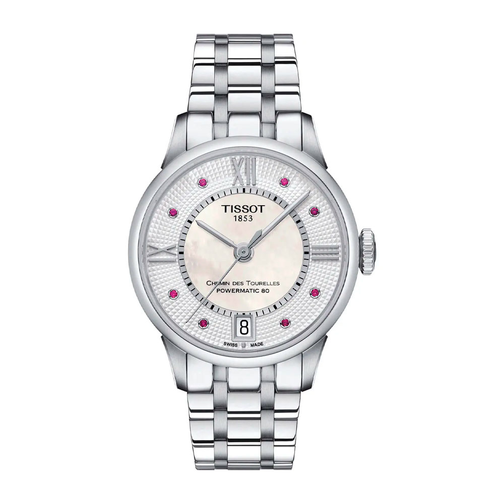 Часы женские Tissot Chemin Des Tourelles Powermatic 80 Lady T099.207.11.113.00, механика