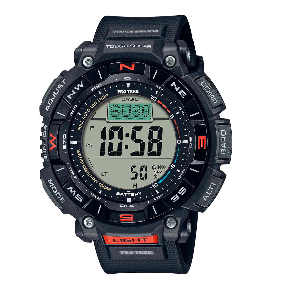 Японские наручные часы мужские Casio Pro Trek PRG-340-1 с хронографом