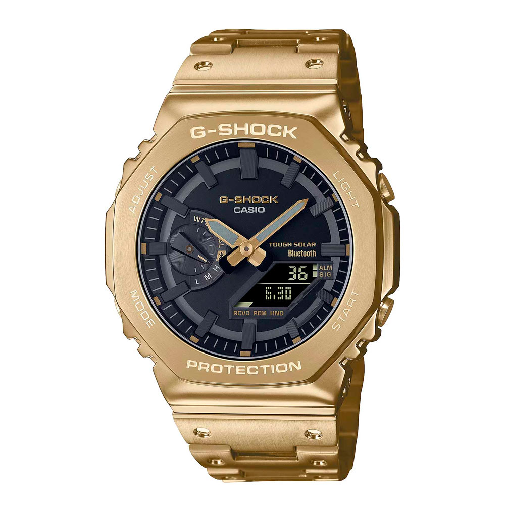 Японские наручные часы мужские Casio G-SHOCK GM-B2100GD-9A с хронографом